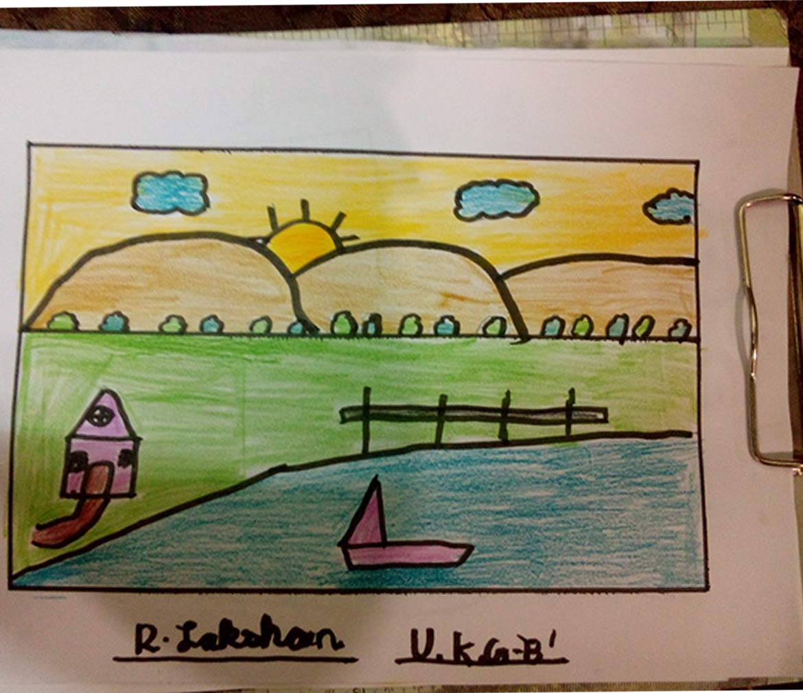 Few drawings by UKG kids - The junior study | Facebook